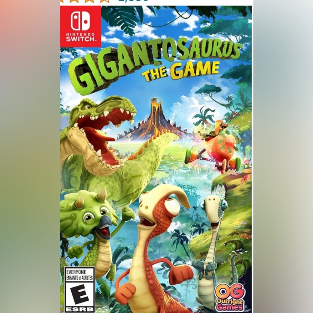 Nintendo Switch game Gigantosaurus the game